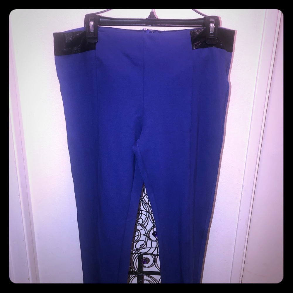 Bebe pants with zipper details